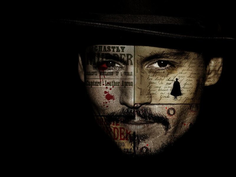 Man with newspaper collage face