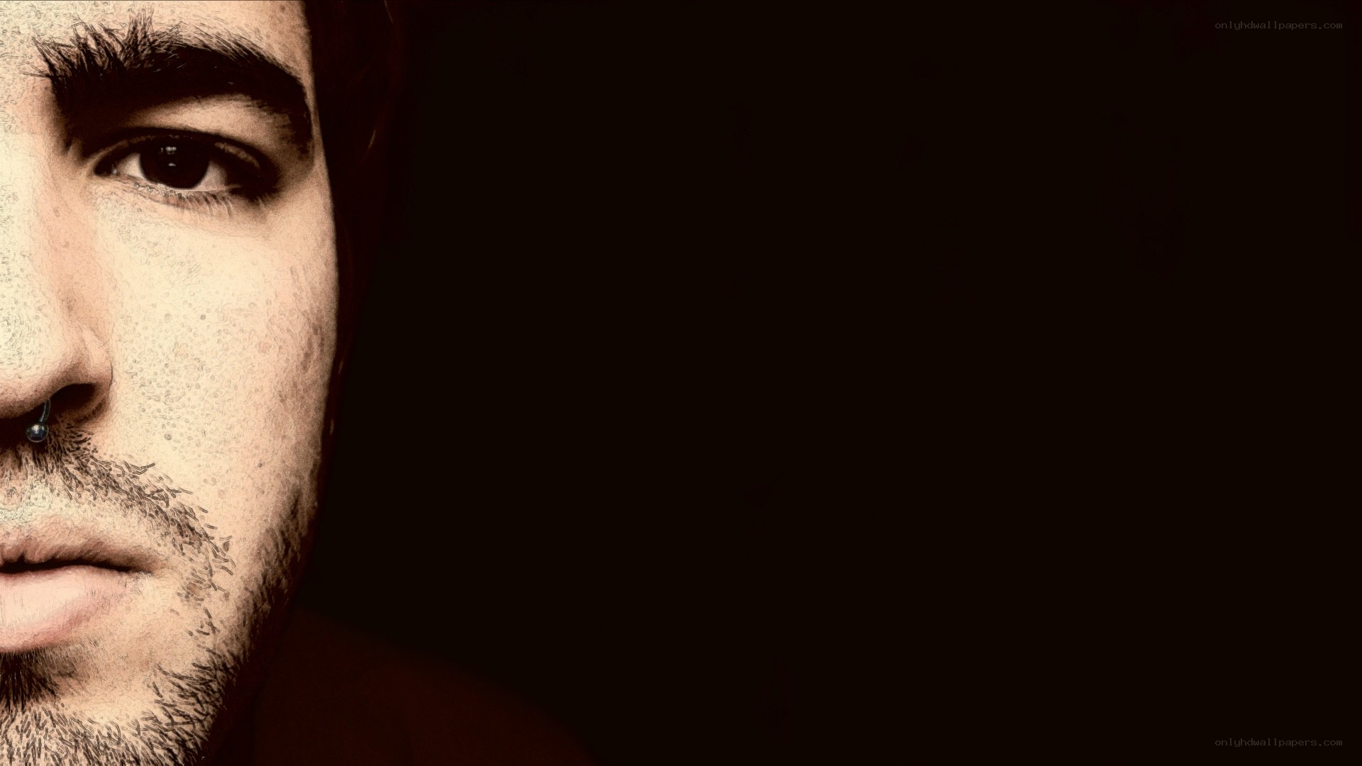 man with nose ring