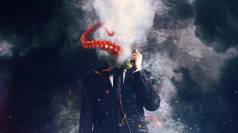 Man with Octopus Head