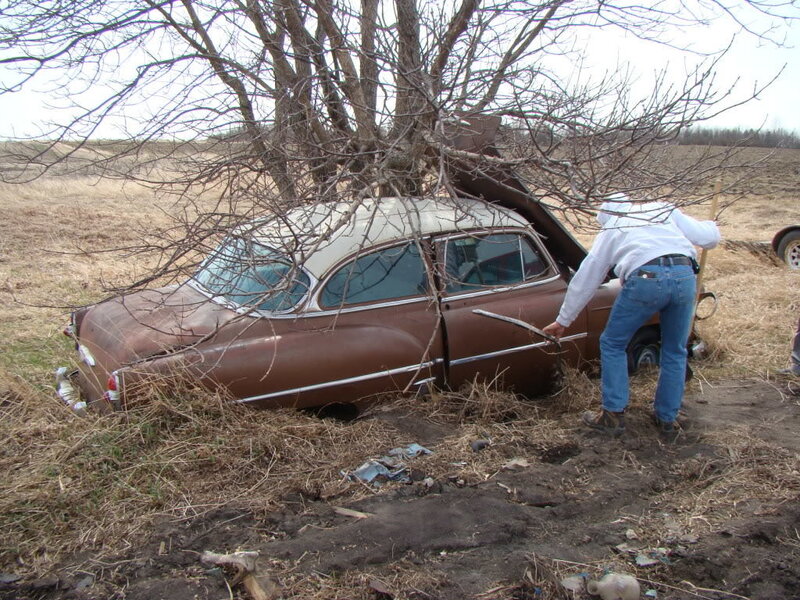 Man with Old Car