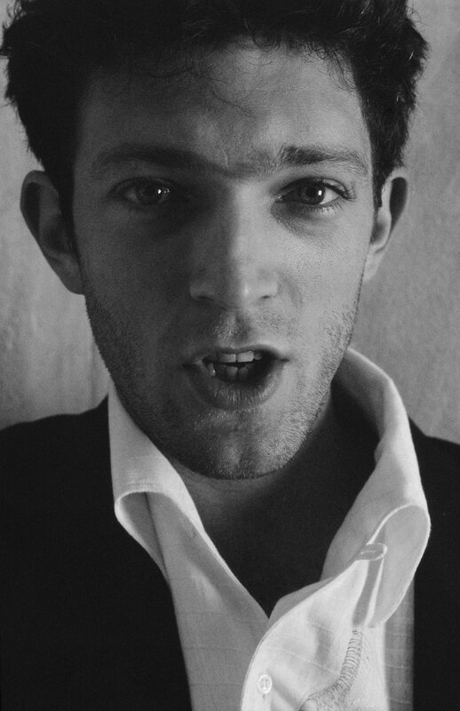 man with open mouth