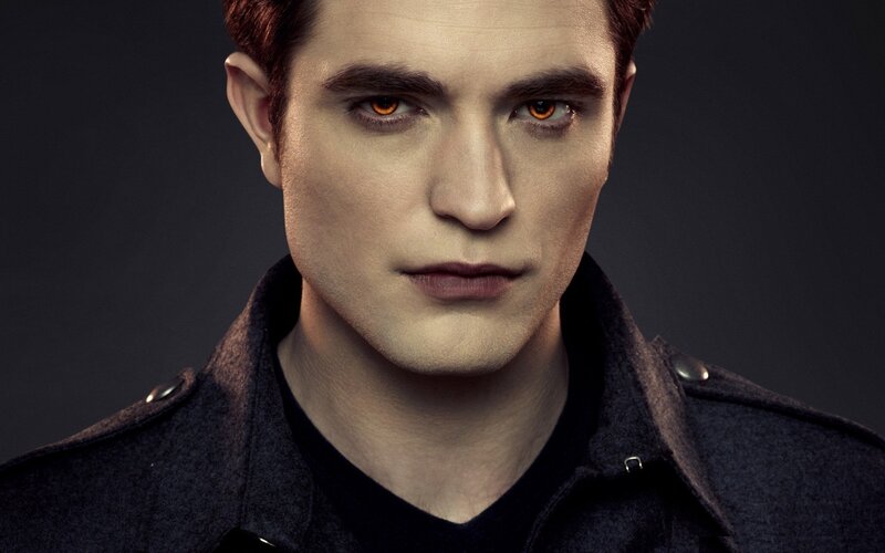 Man with Orange Eyes — Black, Dramatic