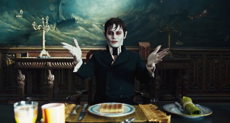 Man with Pale Makeup — Black, Dramatic, Photograph, Table