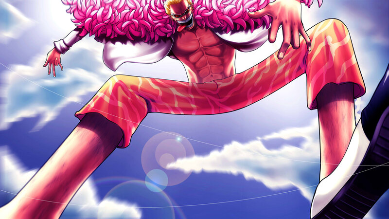 Man with Pink Hair — Dramatic, Manga