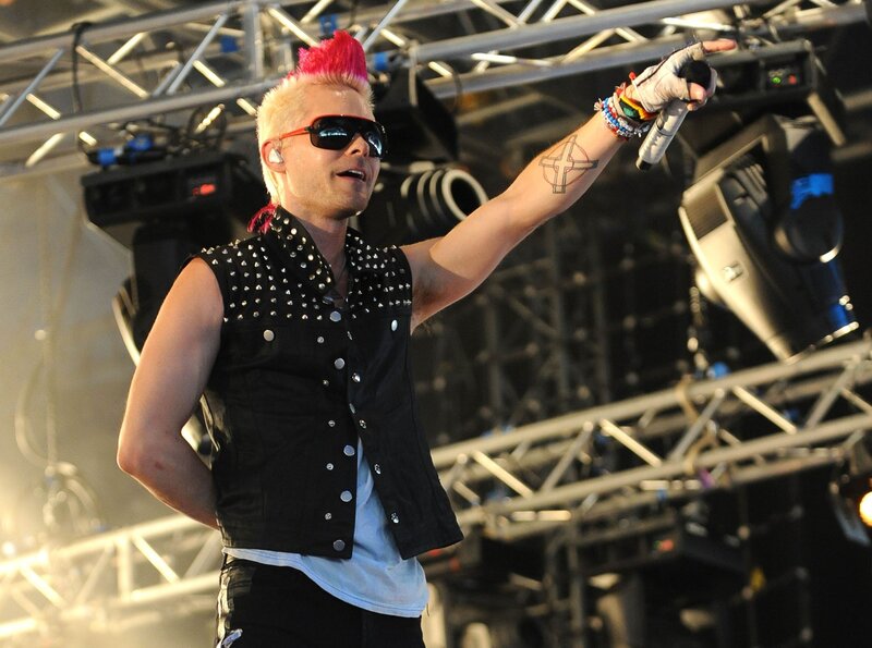 Man with Pink Mohawk