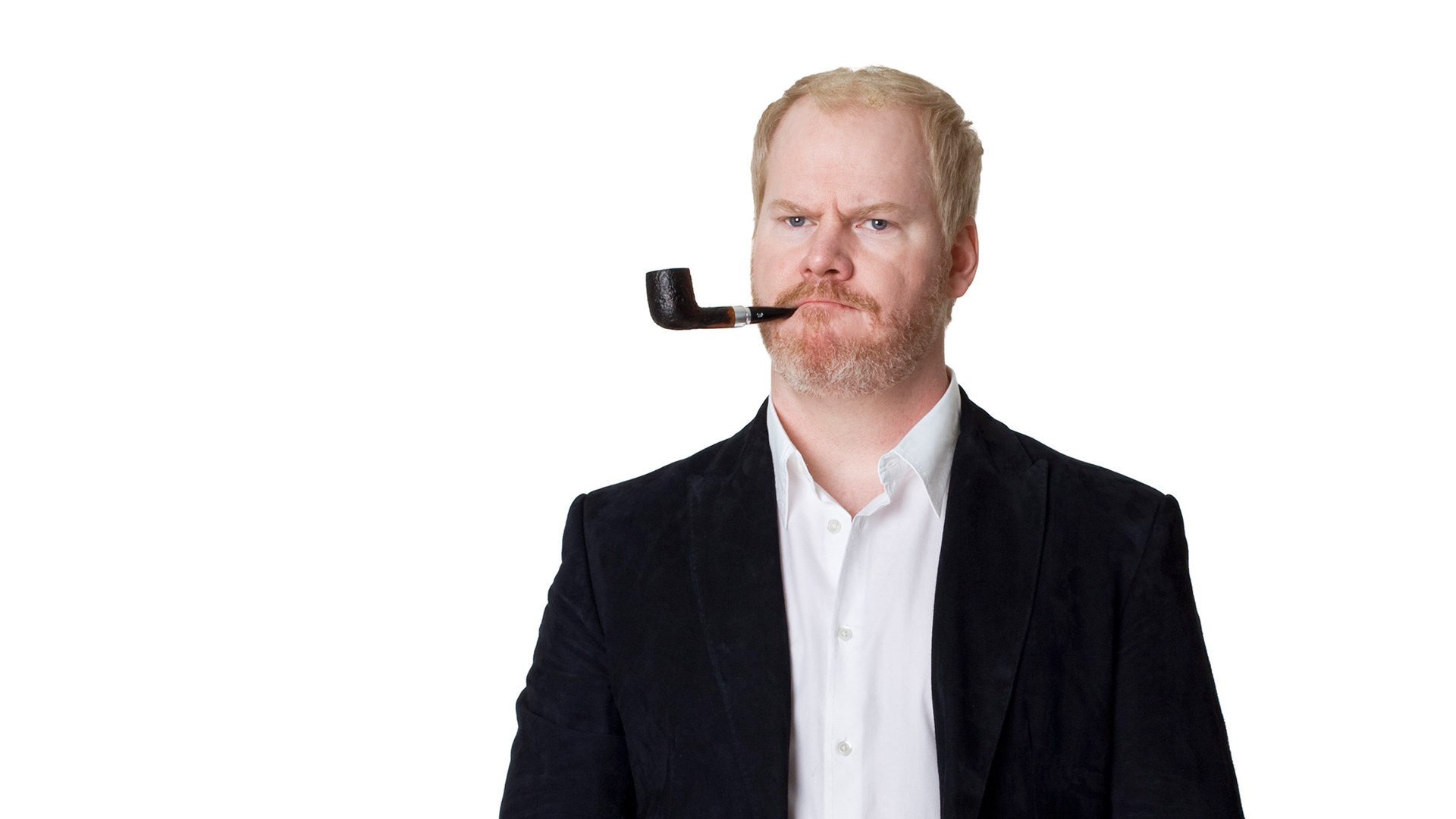 man with pipe in mouth