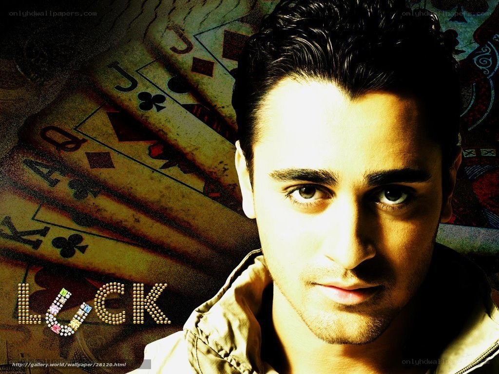 Man with playing cards background