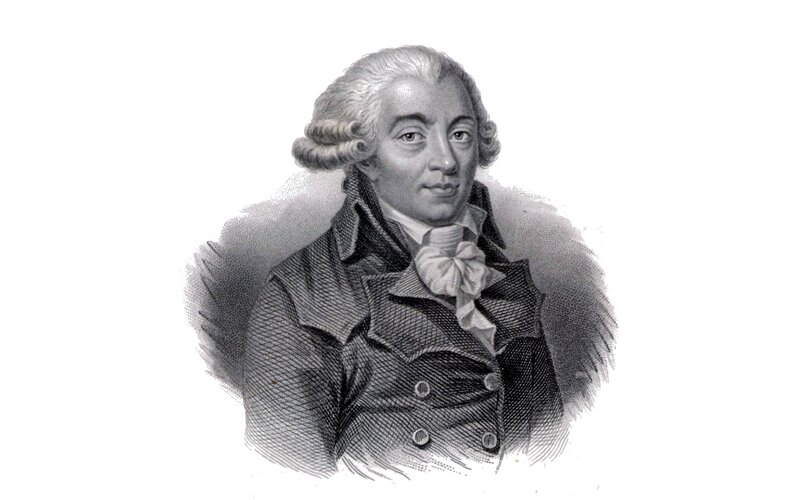 Man with Powdered Wig — Black, Formal
