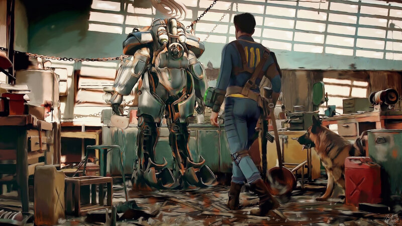 Man with Power Armor