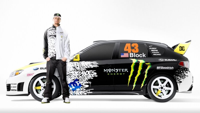 Man with Race Car — Black, Confident