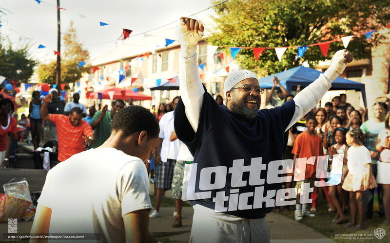 Man with Raised Arms — Blue, Celebratory