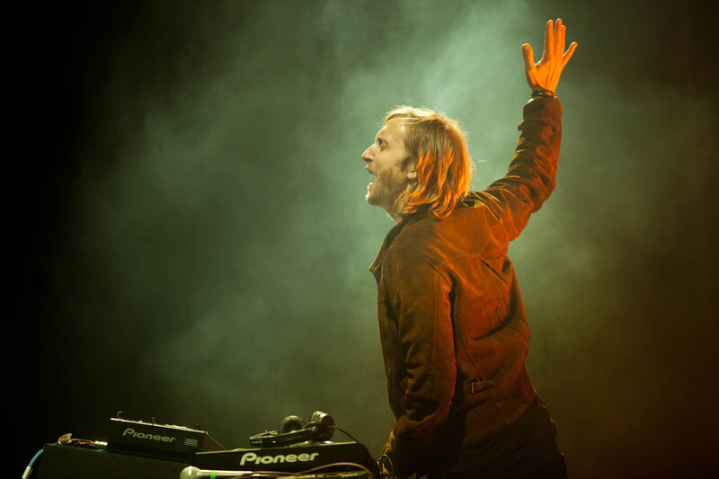 Man with Raised Hand