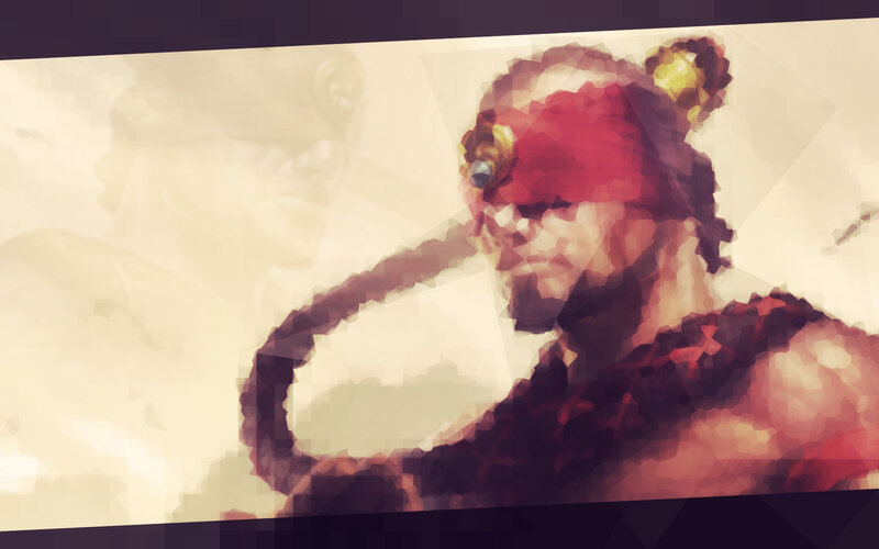 Man with Red Bandana — Dramatic