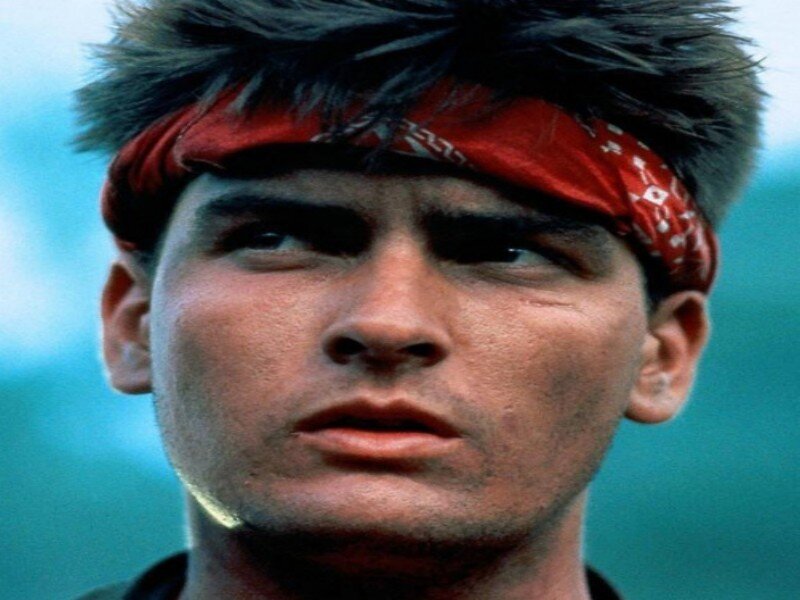 Man with Red Bandana — Serious