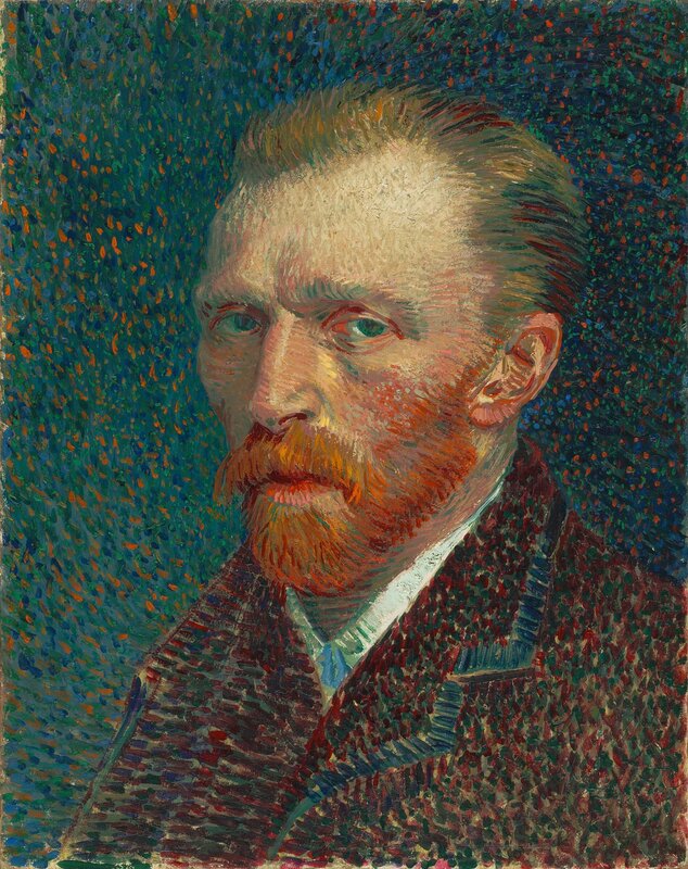 Man with Red Beard — Blue, Intense