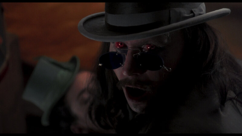 Man with Red Eyes — Black, Dark, Dramatic