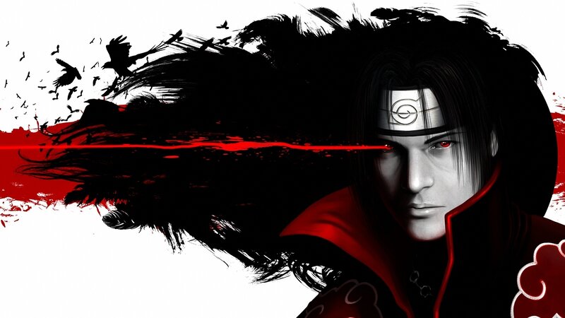 Man with Red Eyes — Black, Dramatic