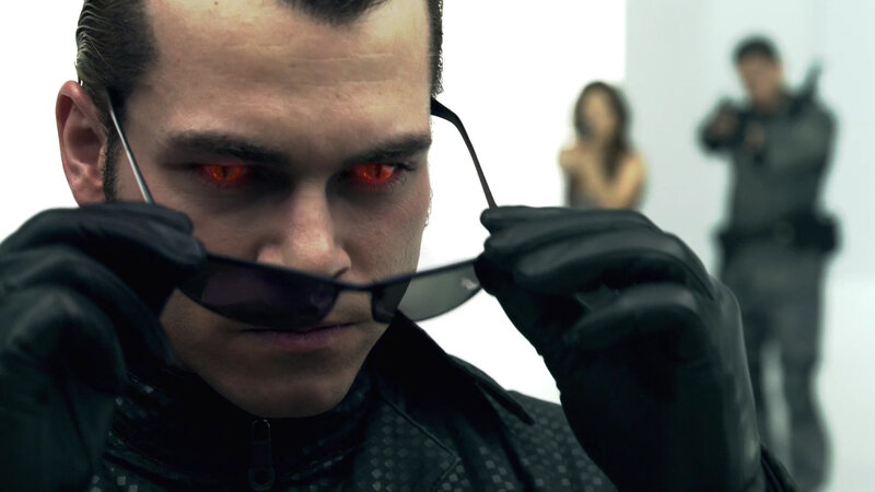 Man with Red Eyes — Black