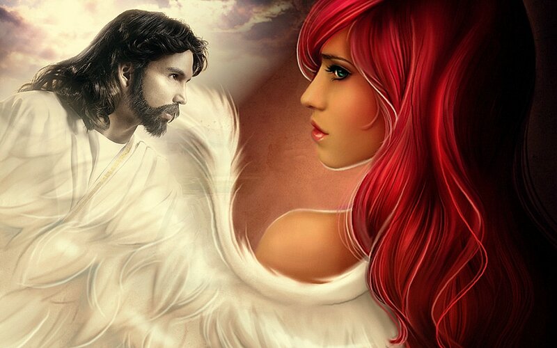 Man with Red-haired Woman