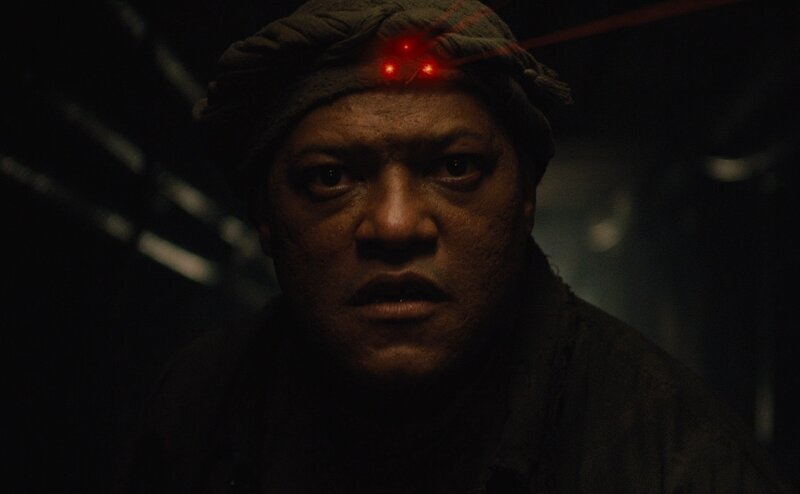 Man with Red Lights on Forehead