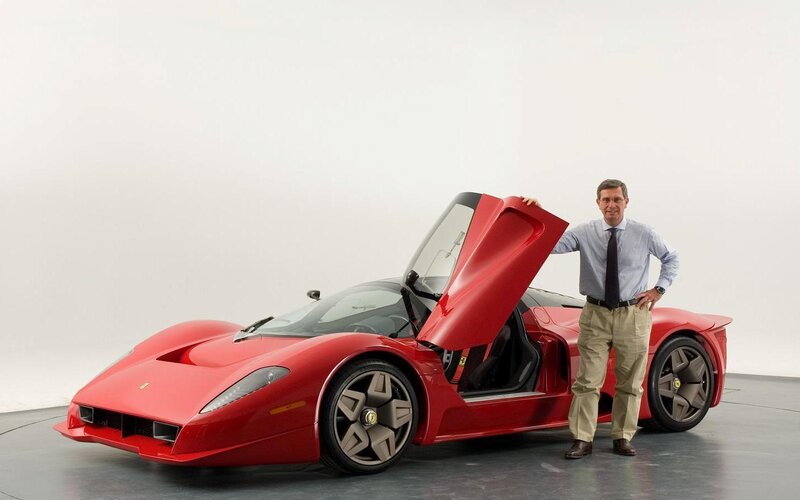 Man with Red Sports Car — Neutral
