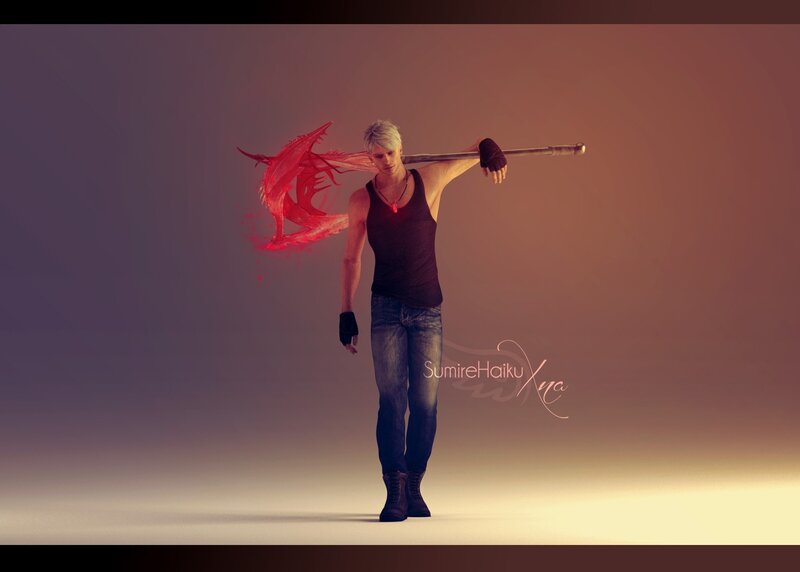 Man with Red Weapon