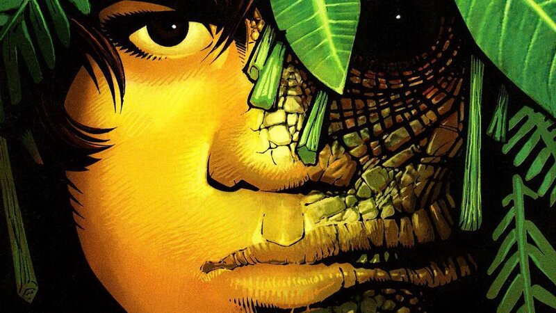 Man with Reptilian Face