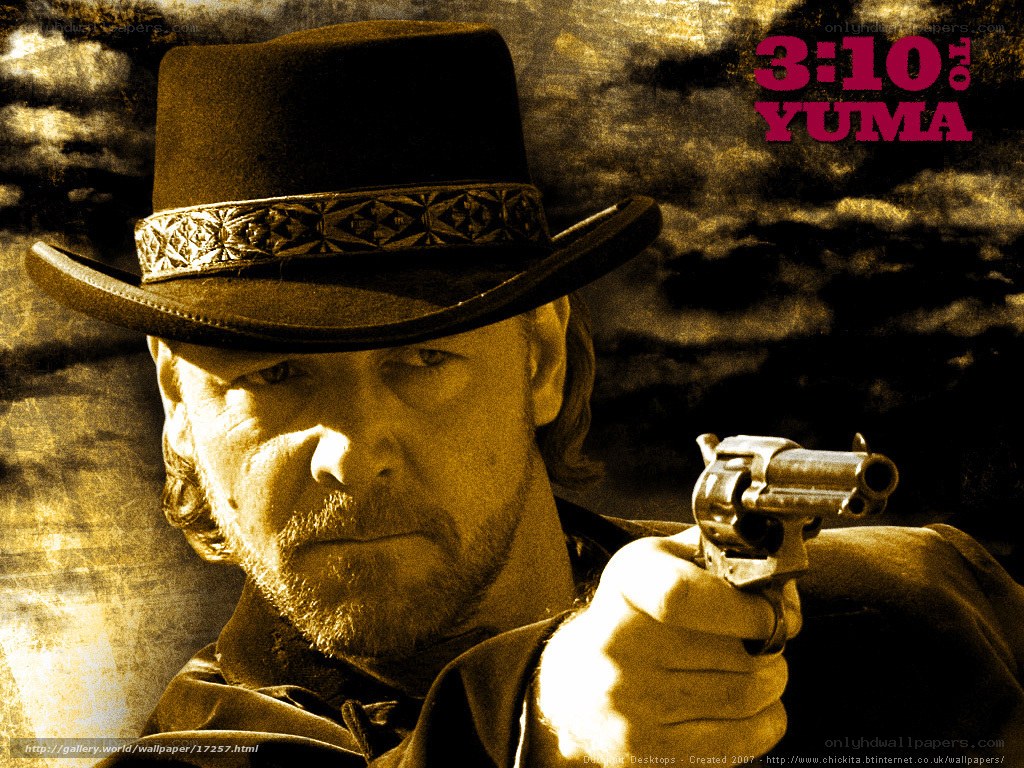 Man with revolver in hat