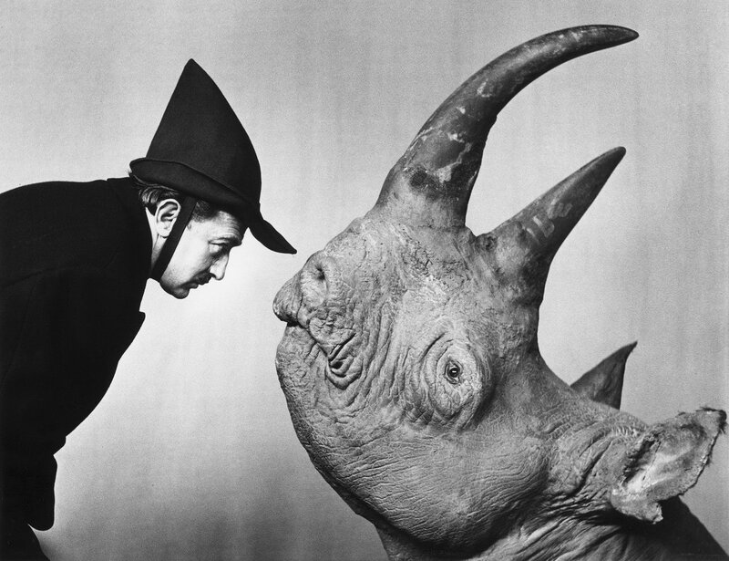 man with rhino head