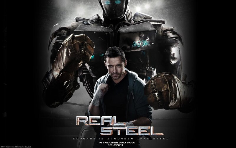 Man with Robot Behind — Black