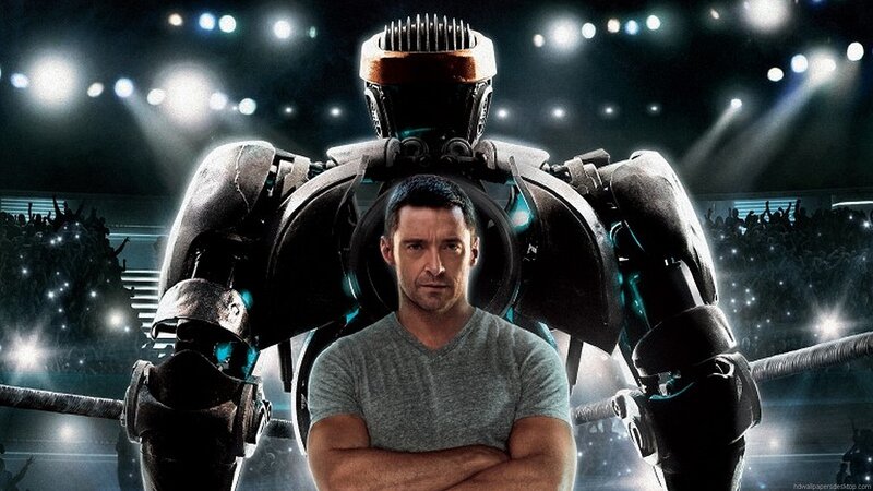 Man with Robot Behind
