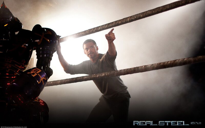 Man with Robot in Ring