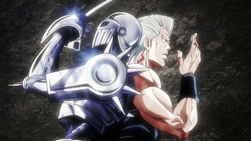 Man with Robotic Arm — Black, Dramatic, Anime