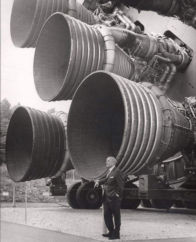 Man with rocket engines