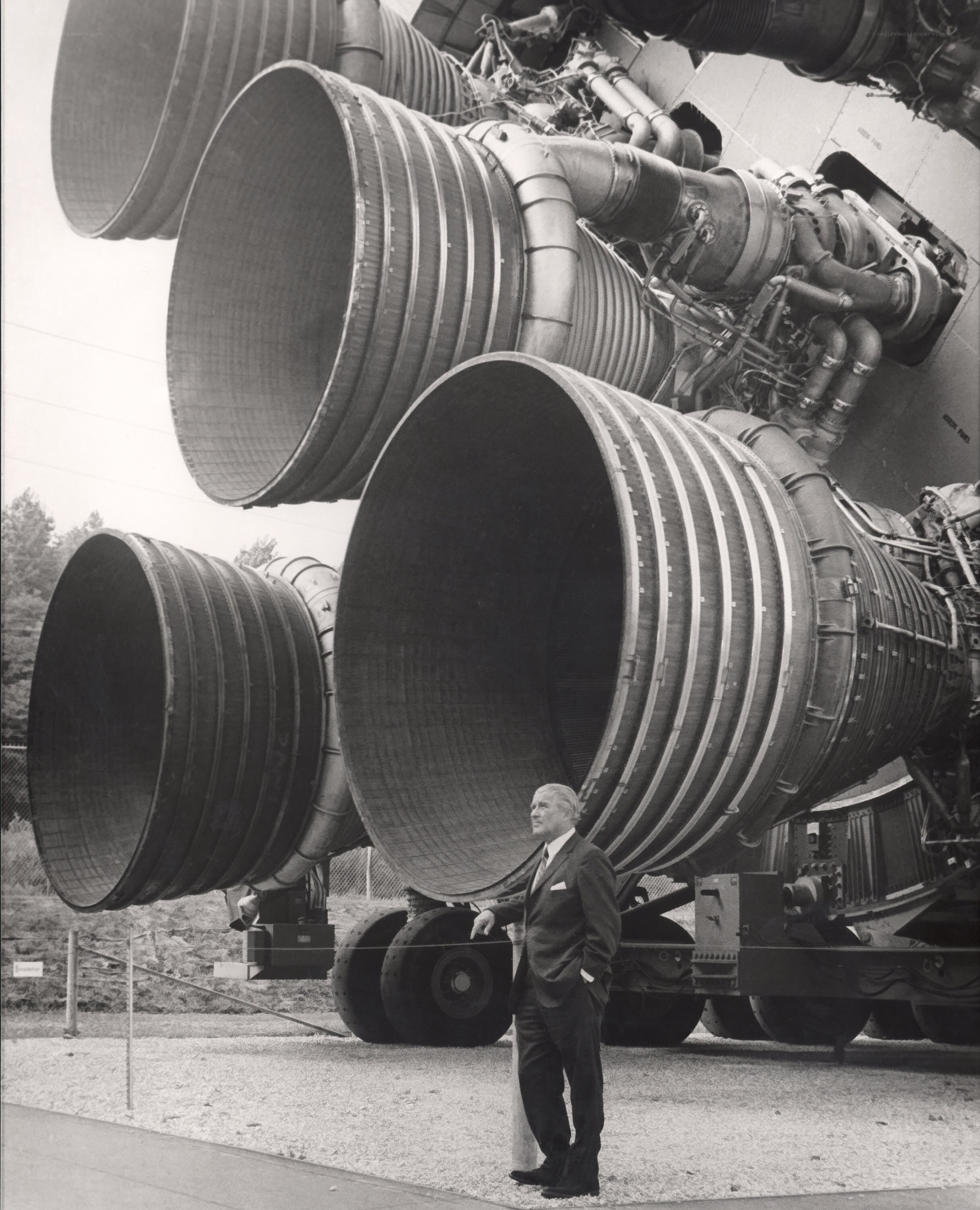 Man with rocket engines