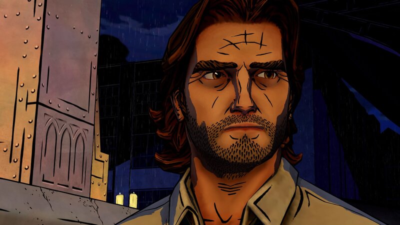 Man with Scar on Forehead