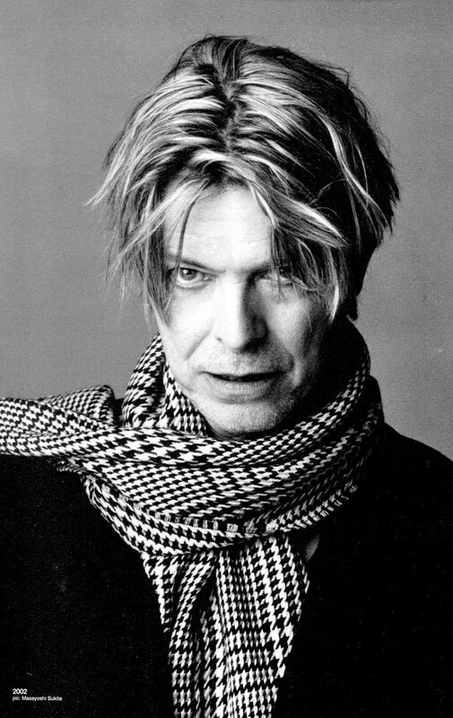Man with Scarf — Black, Dramatic