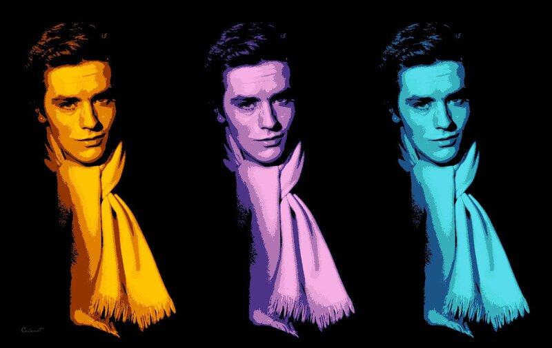 Man with Scarf — Yellow