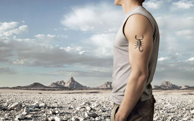 Man with Scorpion Tattoo