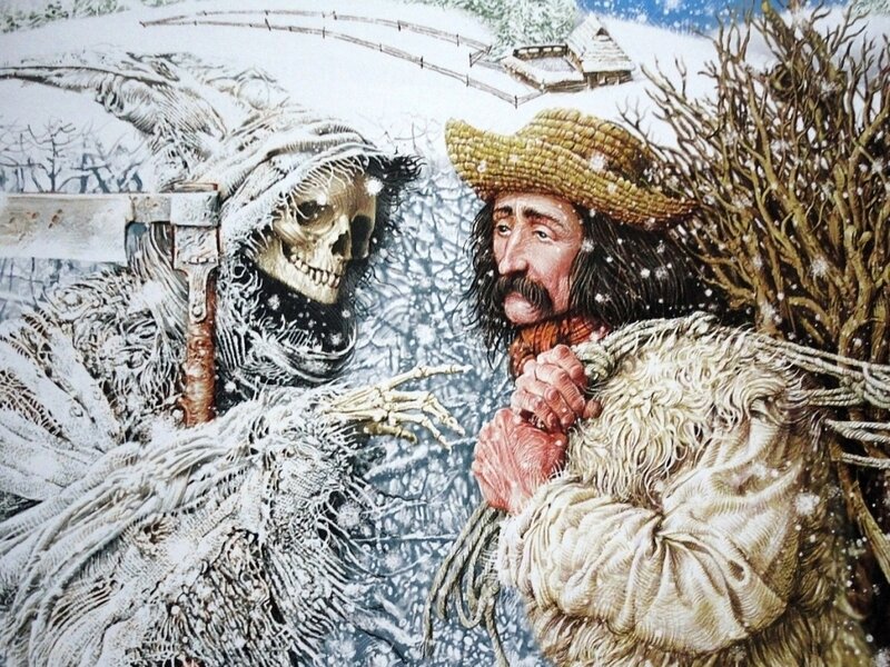 Man with Scythe