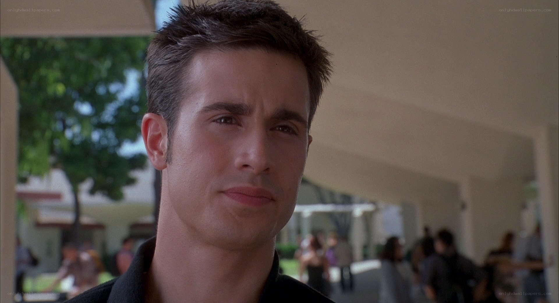 man with serious expression