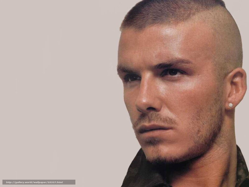Man with Shaved Head — Beige