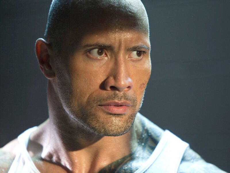 Man with Shaved Head — Gray, Intense