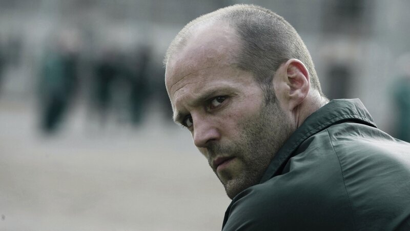 Man with Shaved Head — Green, Serious, Photograph