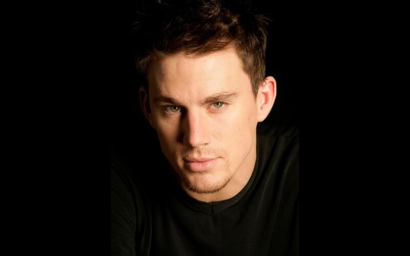 Man with Short Brown Hair — Black, Dramatic