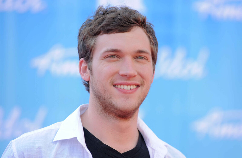 Man with Short Brown Hair — Blue