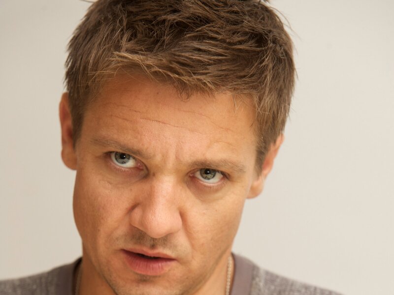 Man with Short Brown Hair — Intense