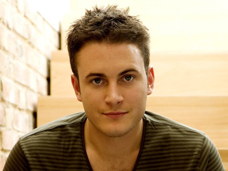 Man with Short Brown Hair — Neutral, Photograph