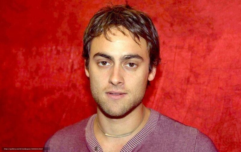 Man with Short Brown Hair — Red, Neutral