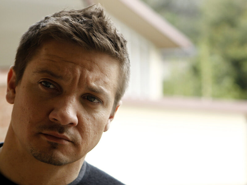 Man with Short Brown Hair — Serious